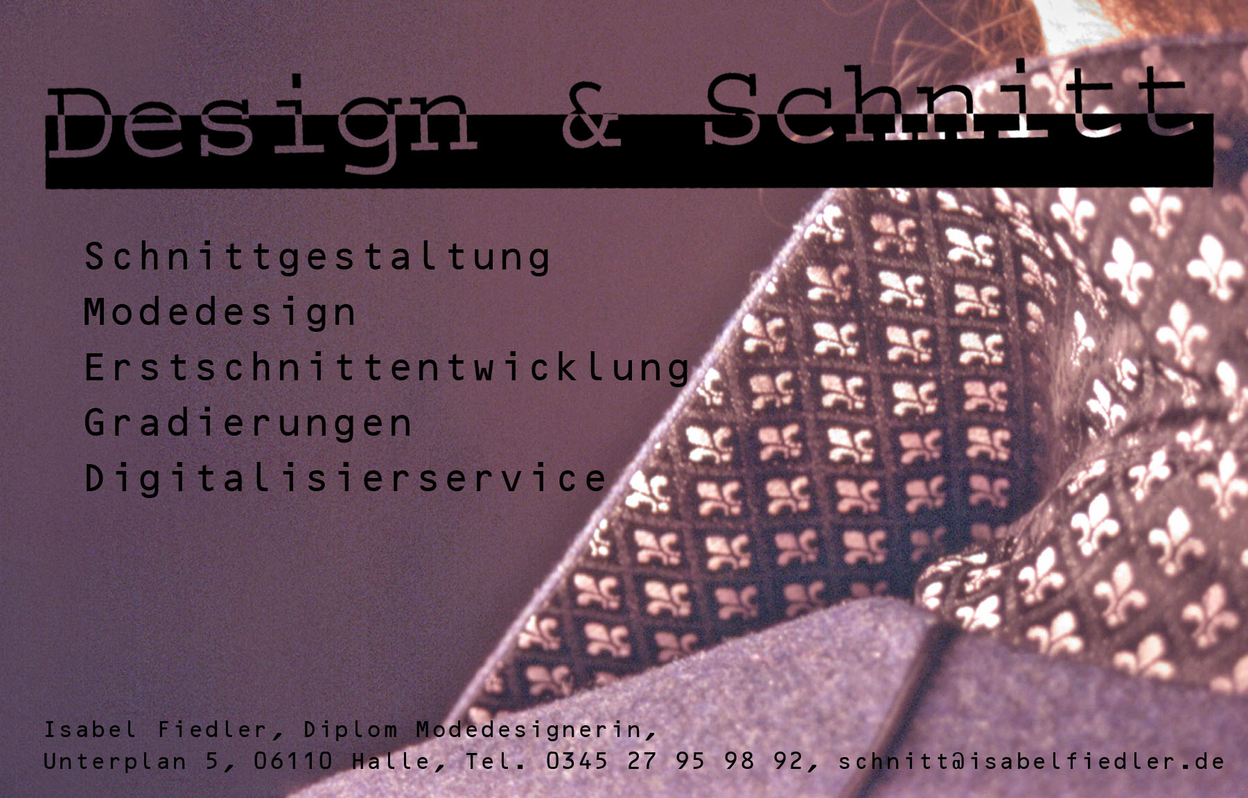 Schnitt und Design Isabel Fiedler